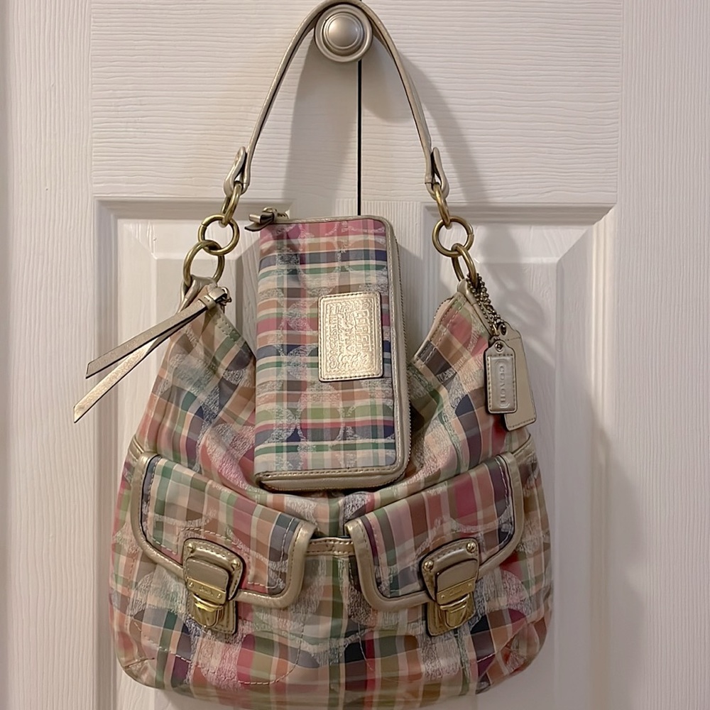 RARE Coach Poppy Daisy hobo/bucket purse ONLY